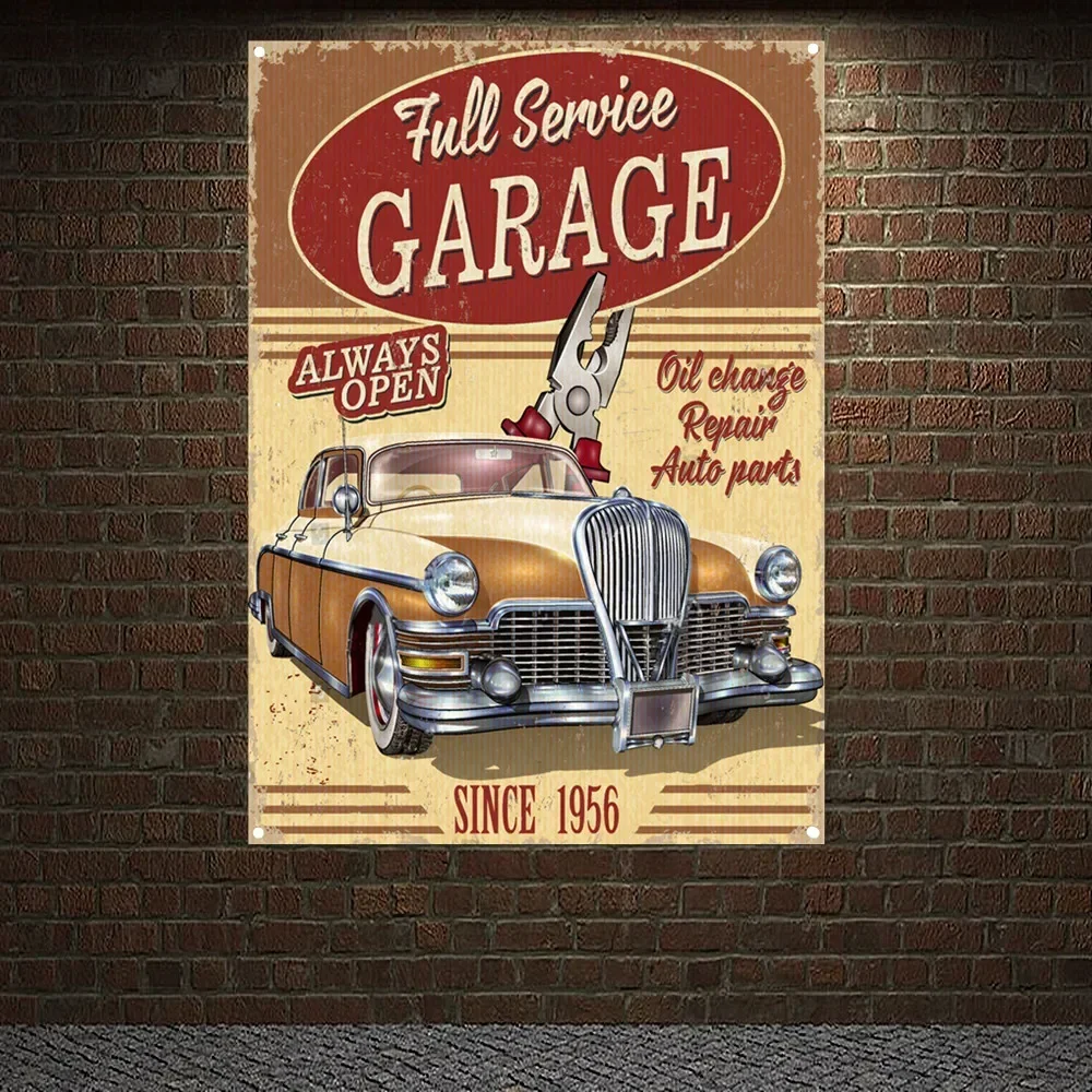 ALWAYS OPEN GARAGE Vintage CAR - Auto Repair Shop Open recensione e prezzo