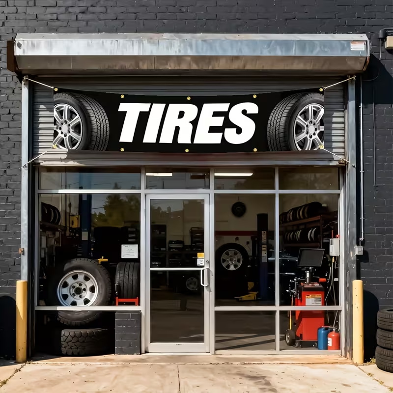 Custom Banner Advertisement Au - Auto Repair Shop Open recensione e prezzo